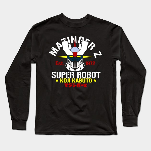 The 1st super robot Long Sleeve T-Shirt by carloj1956